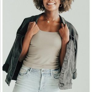 Carly Jean Los Angeles Hunter Black Denim Jacket size small